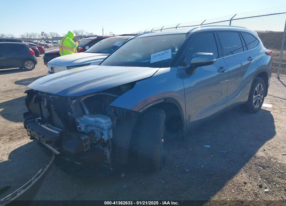 2021 TOYOTA HIGHLANDER VIN: 5TDGZRAH6MS089301