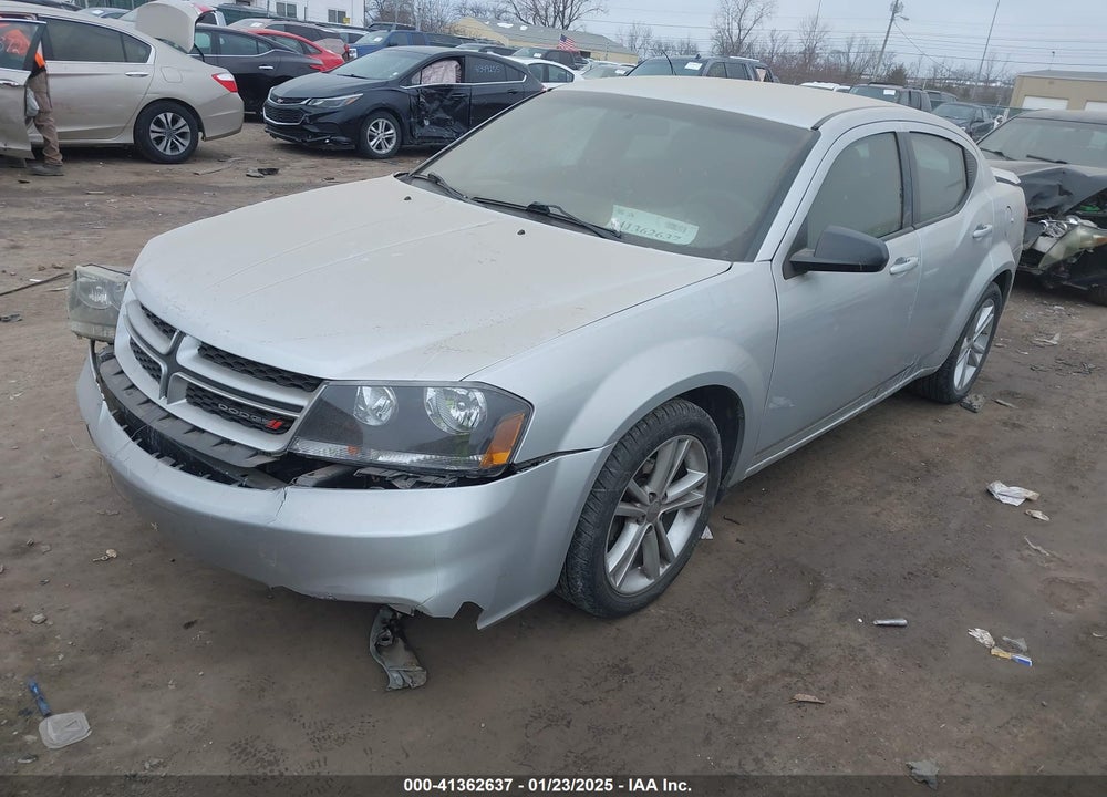 2012 DODGE AVENGER VIN: 1C3CDZABXCN122673