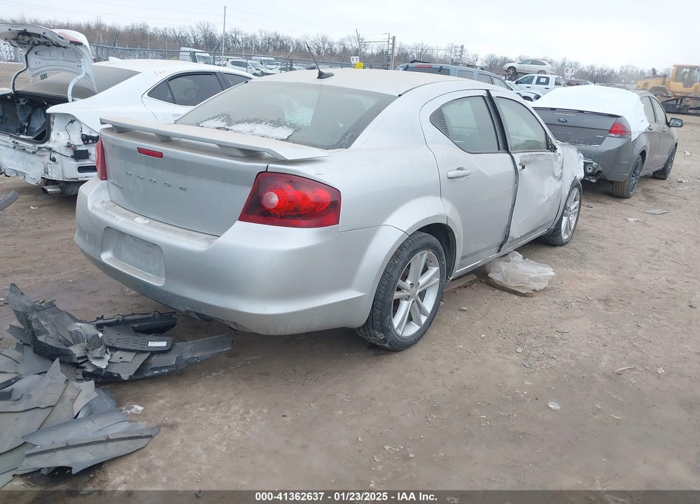 2012 DODGE AVENGER VIN: 1C3CDZABXCN122673