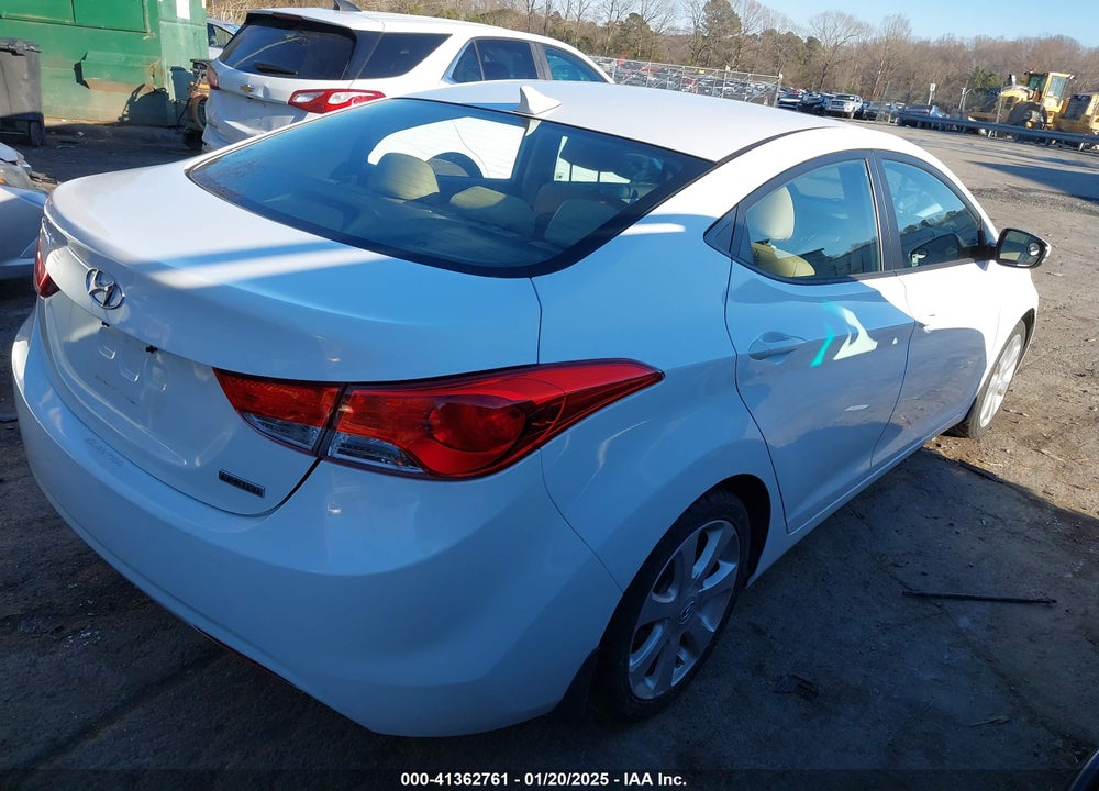 2013 HYUNDAI ELANTRA LIMITED VIN: 5NPDH4AE3DH279402