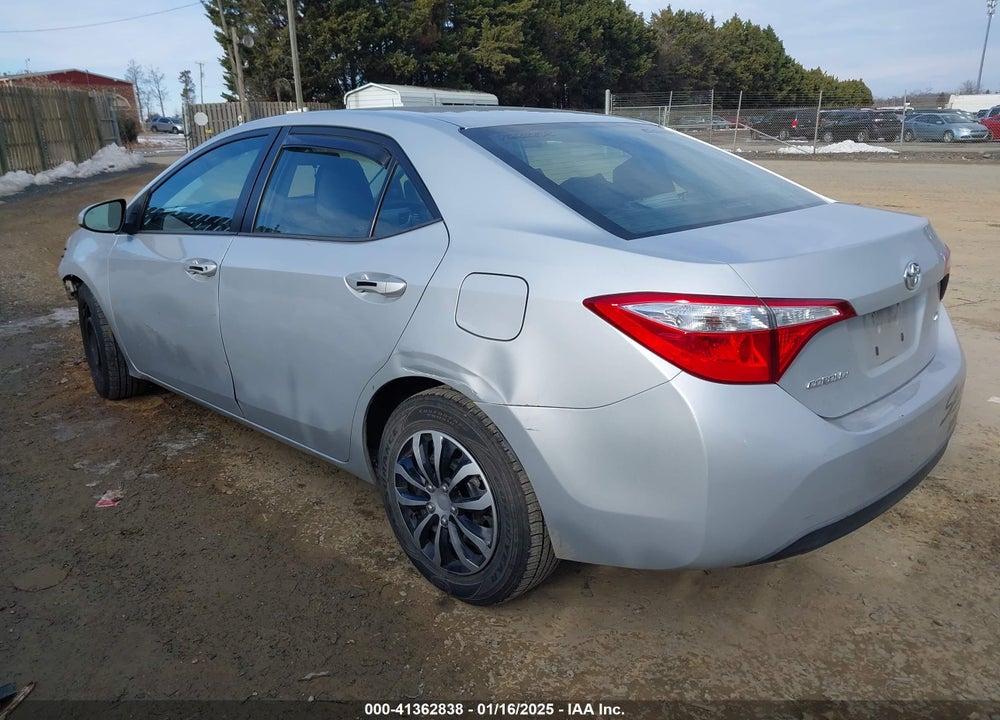 2016 TOYOTA COROLLA LE VIN: 2T1BURHE7GC539393