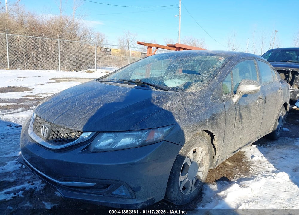 2013 HONDA CIVIC HYBRID VIN: 19XFB4F26DE001865