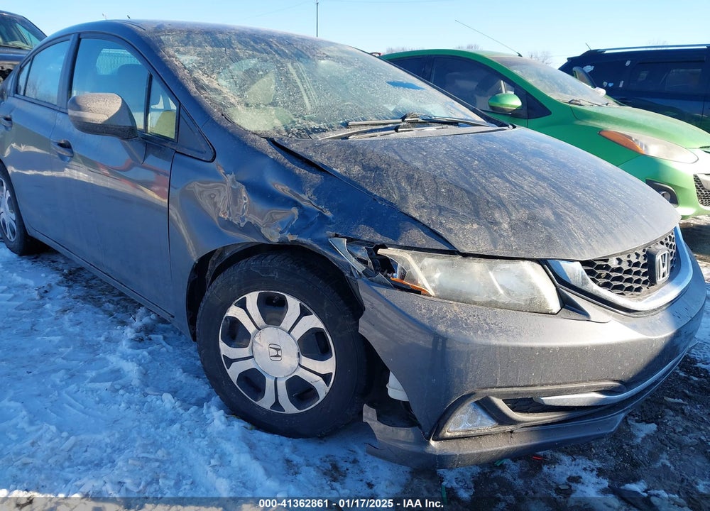 2013 HONDA CIVIC HYBRID VIN: 19XFB4F26DE001865