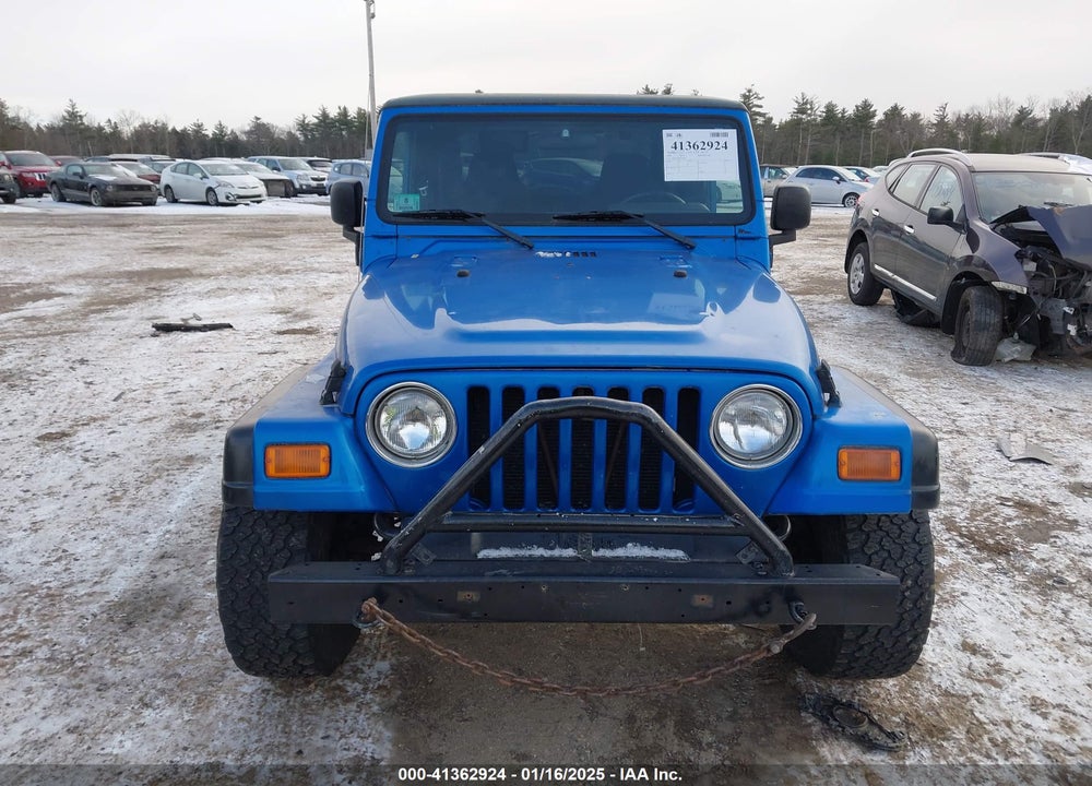 2003 JEEP WRANGLER X VIN: 1J4FA39S43P303978