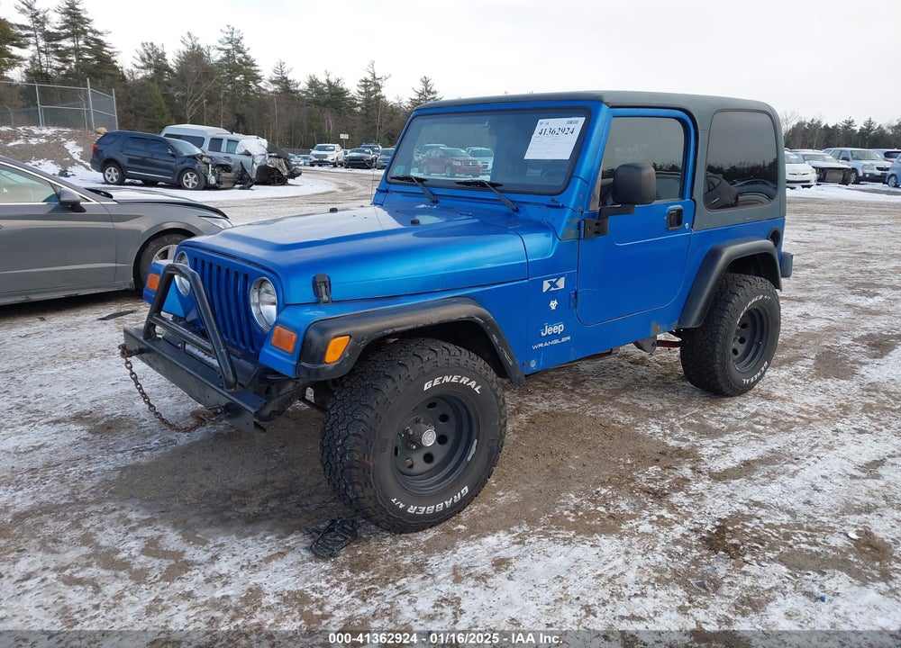 2003 JEEP WRANGLER X VIN: 1J4FA39S43P303978