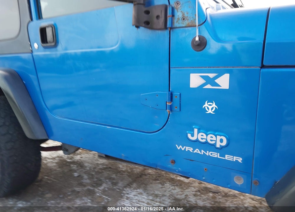 2003 JEEP WRANGLER X VIN: 1J4FA39S43P303978