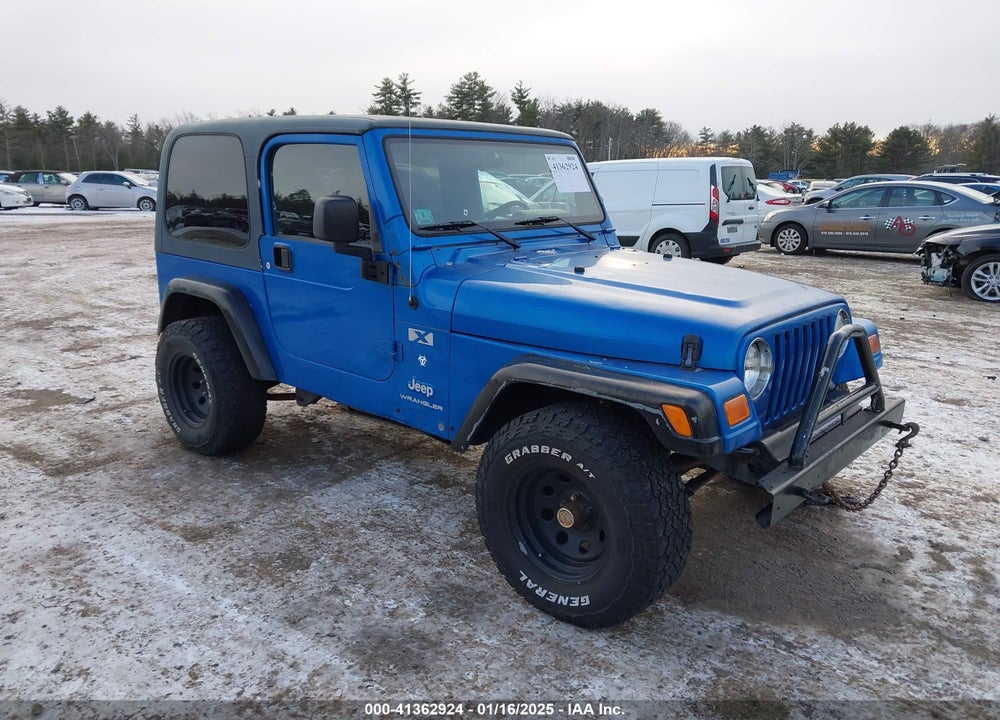 2003 JEEP WRANGLER X VIN: 1J4FA39S43P303978
