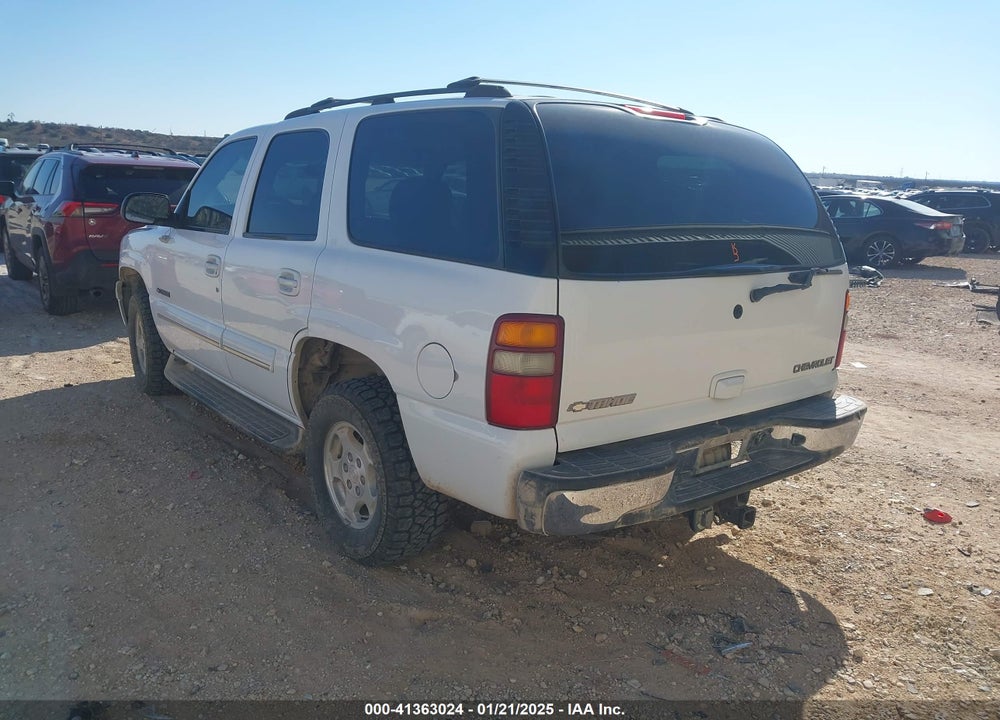 2003 CHEVROLET TAHOE VIN: 1GNEC13Z43R282194