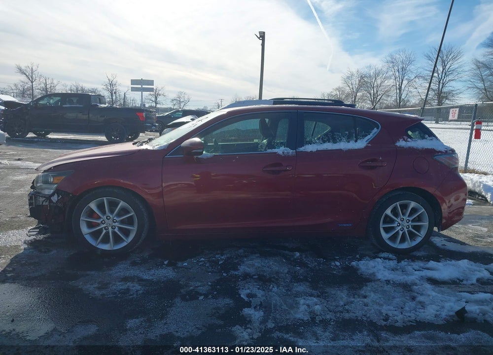2012 LEXUS CT 200H PREMIUM VIN: JTHKD5BH3C2092127