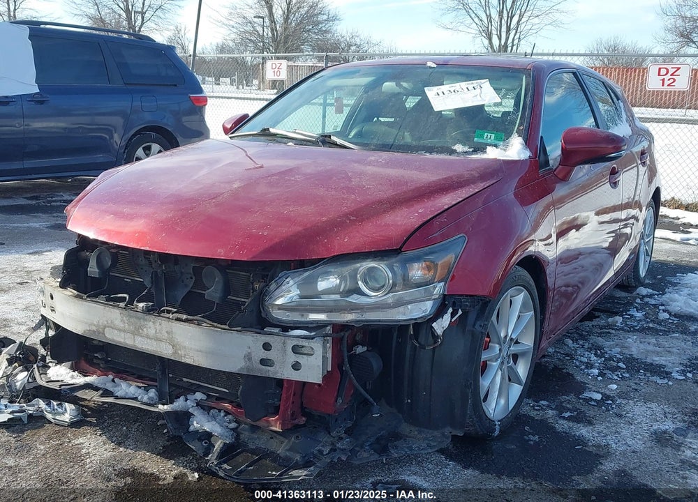 2012 LEXUS CT 200H PREMIUM VIN: JTHKD5BH3C2092127