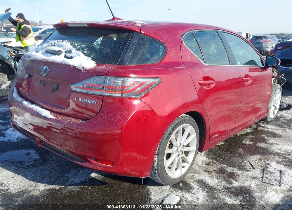 2012 LEXUS CT 200H PREMIUM VIN: JTHKD5BH3C2092127