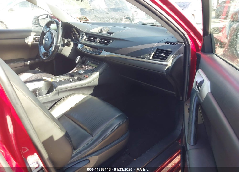 2012 LEXUS CT 200H PREMIUM VIN: JTHKD5BH3C2092127
