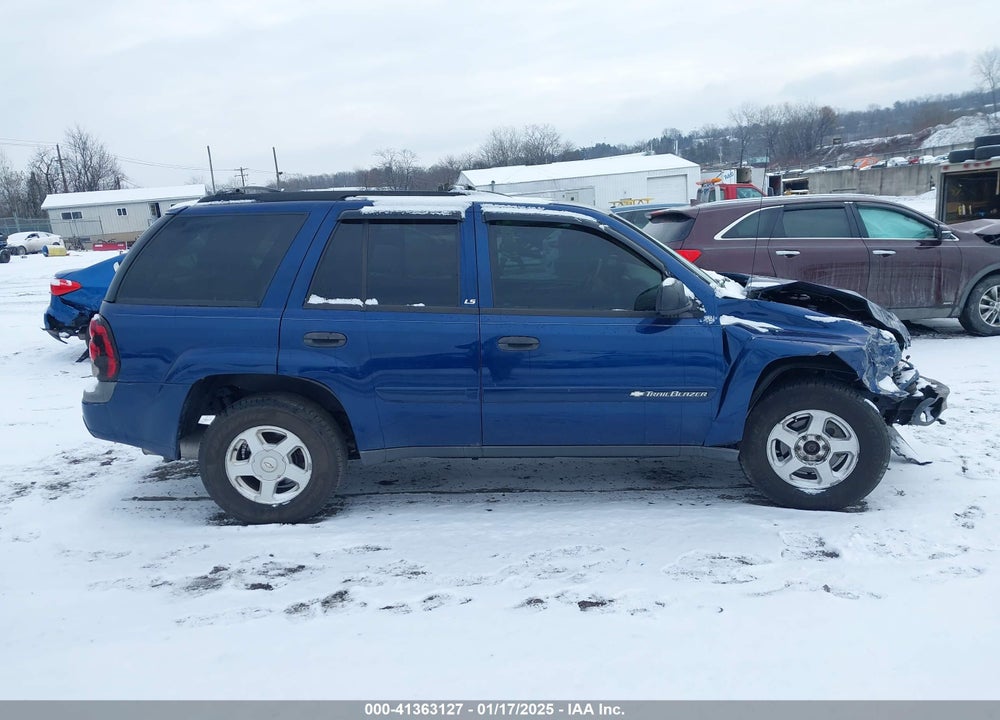 2002 CHEVROLET TRAILBLAZER LS VIN: 1GNDT13S222195223