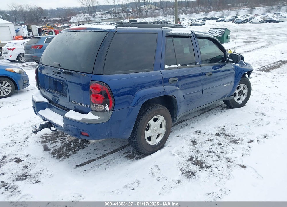 2002 CHEVROLET TRAILBLAZER LS VIN: 1GNDT13S222195223