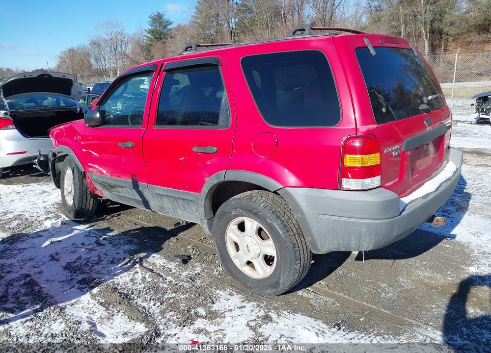 2001 FORD ESCAPE XLT VIN: 1FMYU04131KB51488