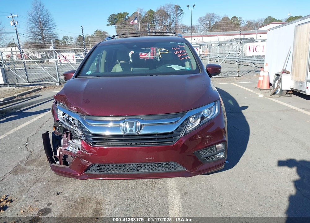2020 HONDA ODYSSEY EX-L/EX-L W/NAVI RES VIN: 5FNRL6H71LB034554