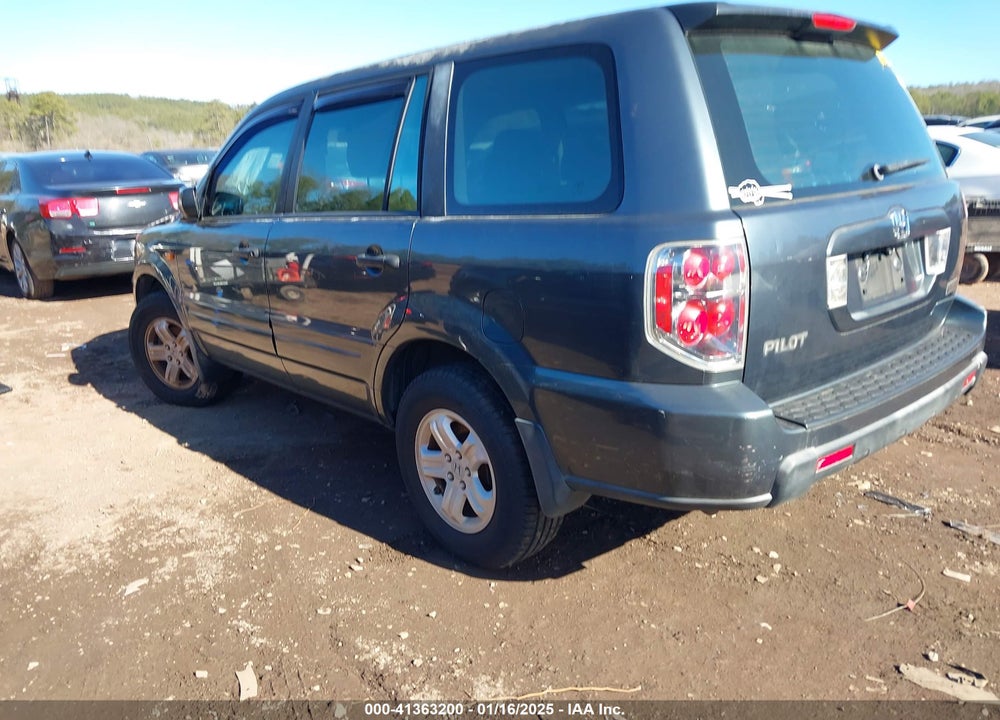 2006 HONDA PILOT LX VIN: 5FNYF28106B036209