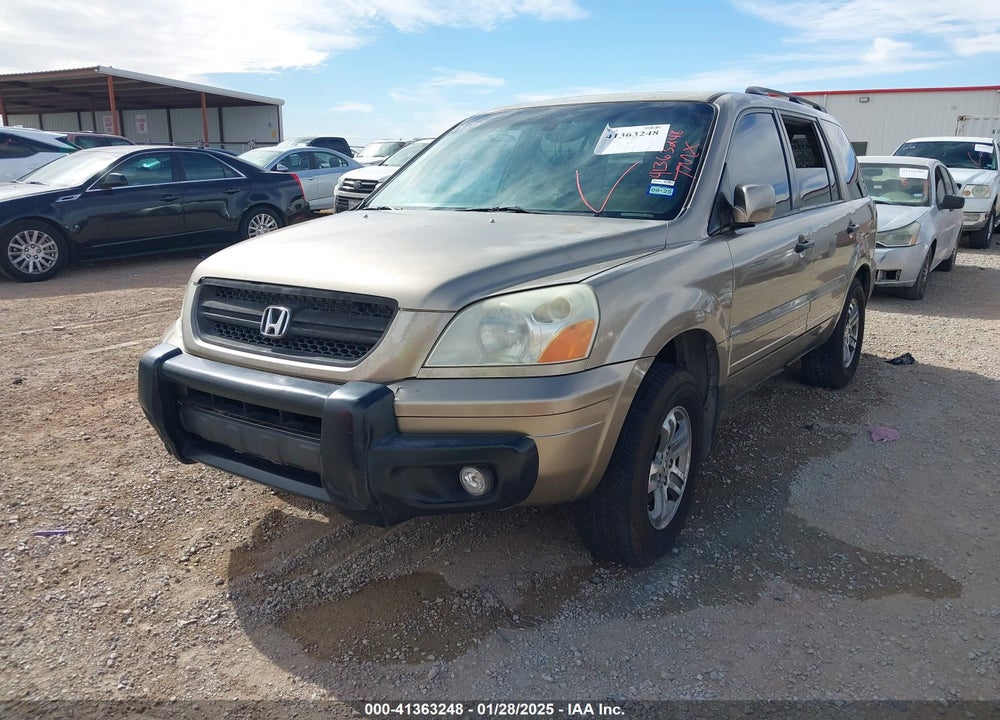 2005 HONDA PILOT EX-L VIN: 5FNYF185X5B005724