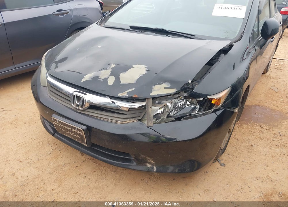 2012 HONDA CIVIC SDN VIN: 19XFB2F59CE051608