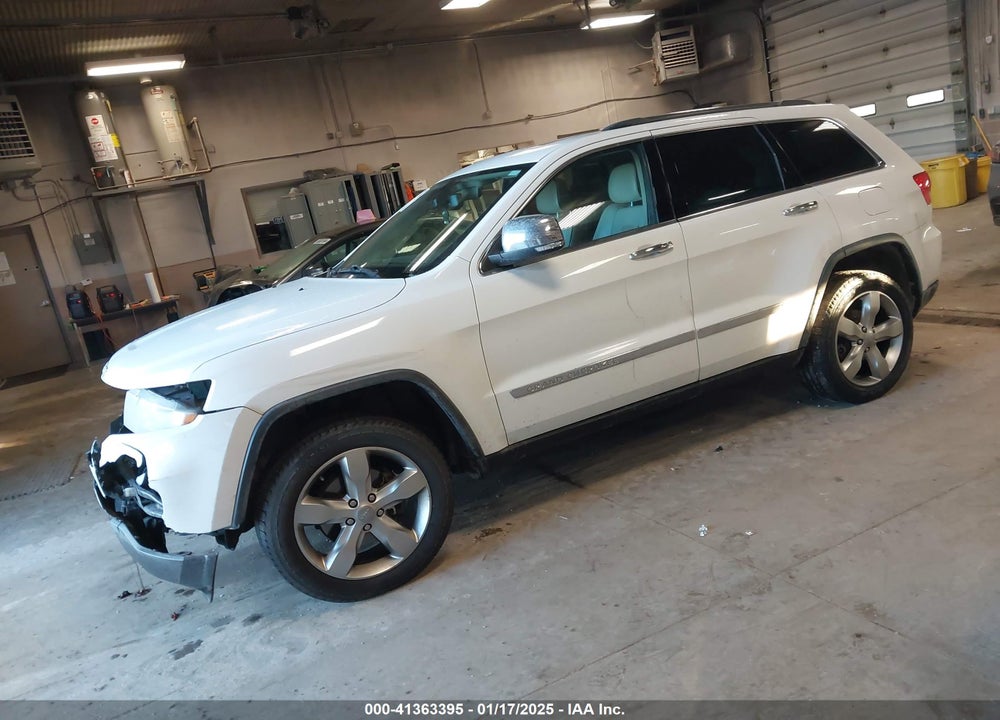 2013 JEEP GRAND CHEROKEE OVERLAND VIN: 1C4RJFCG8DC606795