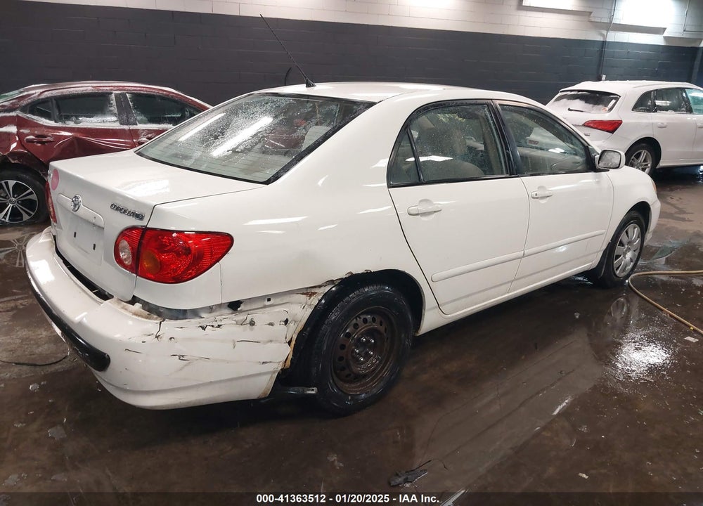 2004 TOYOTA COROLLA LE VIN: 2T1BR32E04C255770