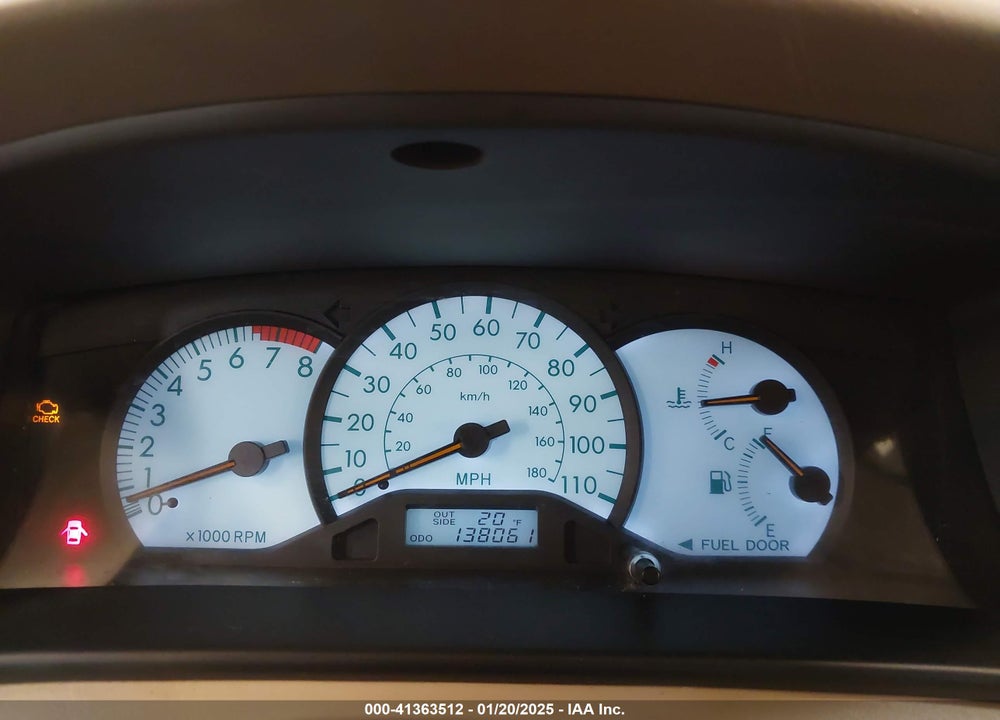 2004 TOYOTA COROLLA LE VIN: 2T1BR32E04C255770