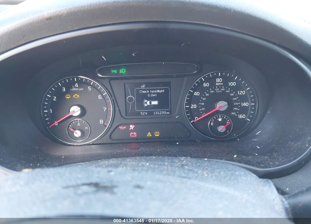 2017 KIA SORENTO 2.4L L VIN: 5XYPG4A34HG220600