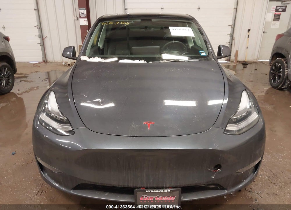 2021 TESLA MODEL Y LONG RANGE DUAL MOTOR ALL-WHEEL DRIVE VIN: 5YJYGDEEXMF232185