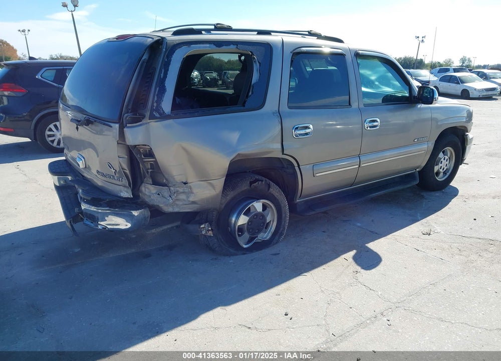 2001 CHEVROLET TAHOE VIN: 1GNEC13T21J303213