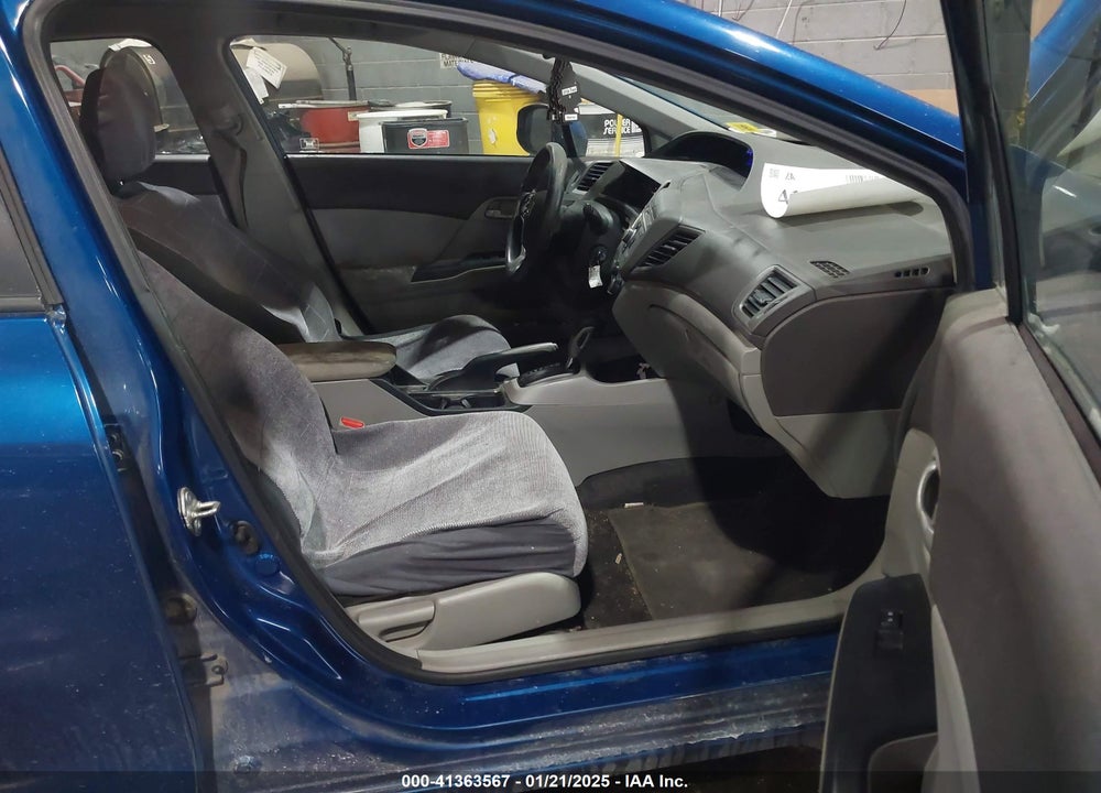2012 HONDA CIVIC SDN VIN: 2HGFB2F58CH544721