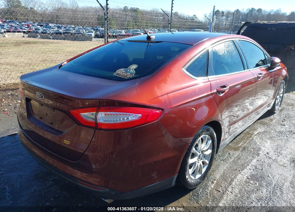 2015 FORD FUSION S VIN: 3FA6P0G72FR189208