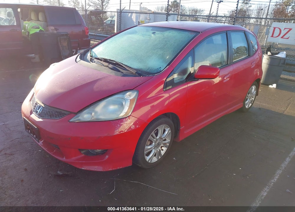 2009 HONDA FIT VIN: JHMGE88459S014398