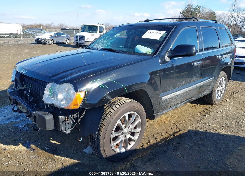 2008 JEEP GRAND CHEROKEE OVERLAND VIN: 1J8HR68258C177986