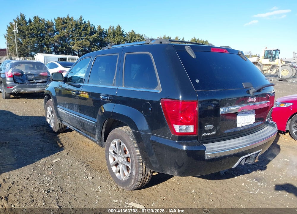 2008 JEEP GRAND CHEROKEE OVERLAND VIN: 1J8HR68258C177986