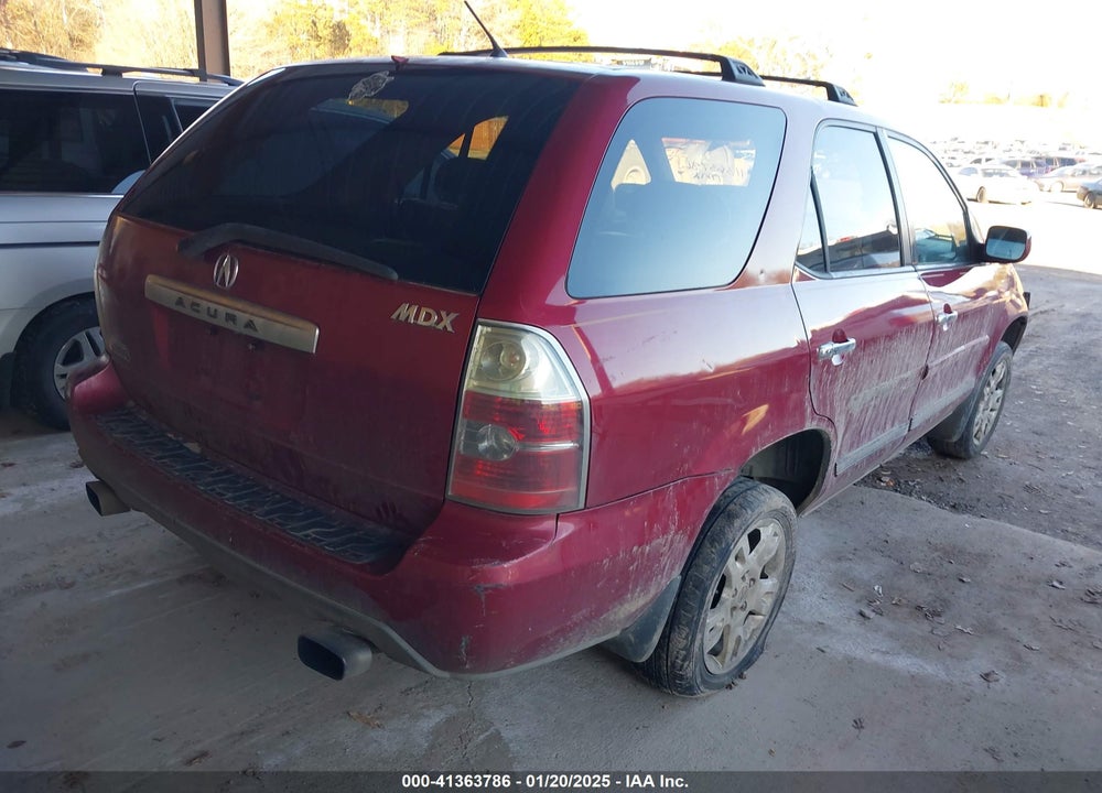 2004 ACURA MDX VIN: 2HNYD18604H520796