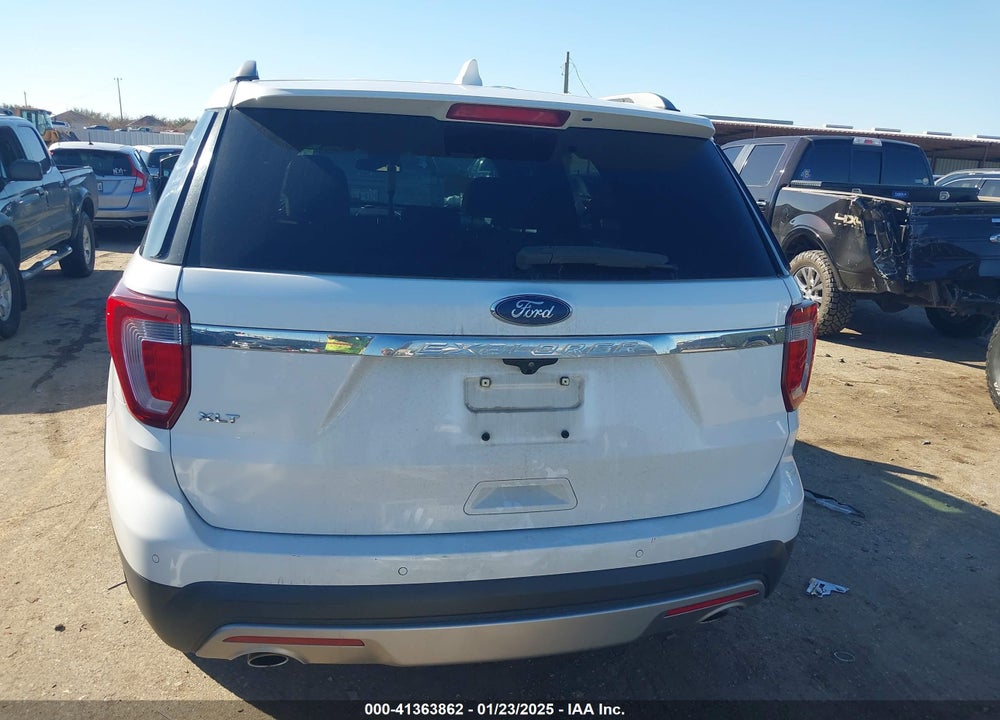 2017 FORD EXPLORER XLT VIN: 1FM5K7D82HGD87139