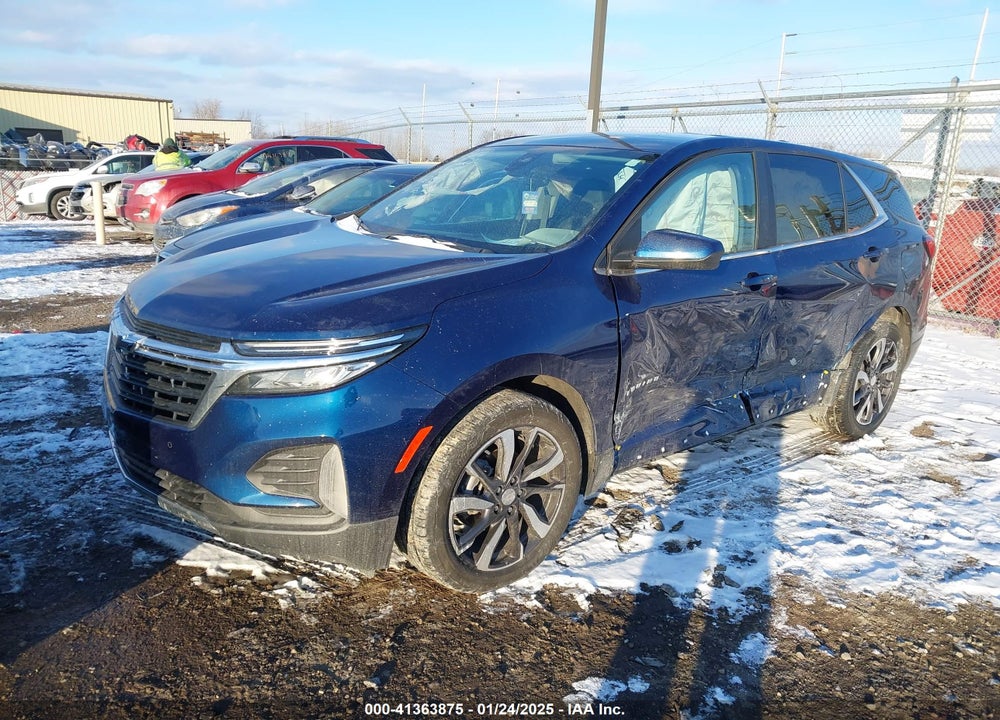 2022 CHEVROLET EQUINOX FWD LT VIN: 3GNAXKEV3NL202851