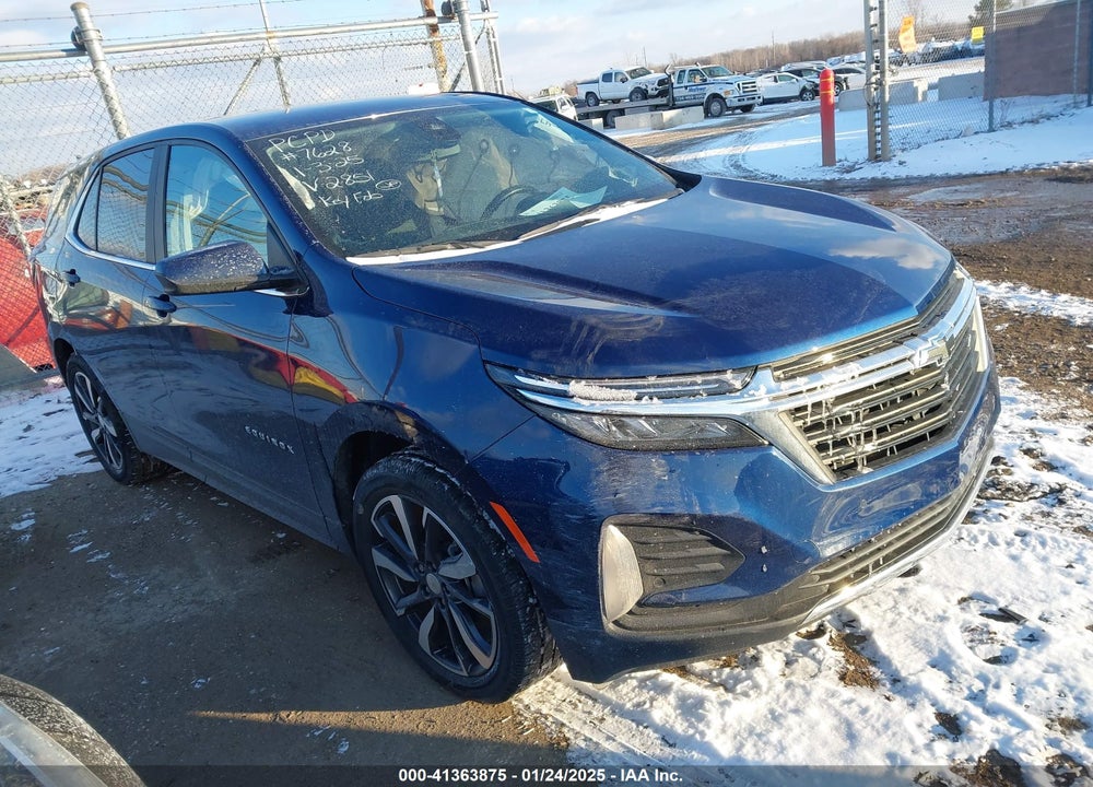 2022 CHEVROLET EQUINOX FWD LT VIN: 3GNAXKEV3NL202851