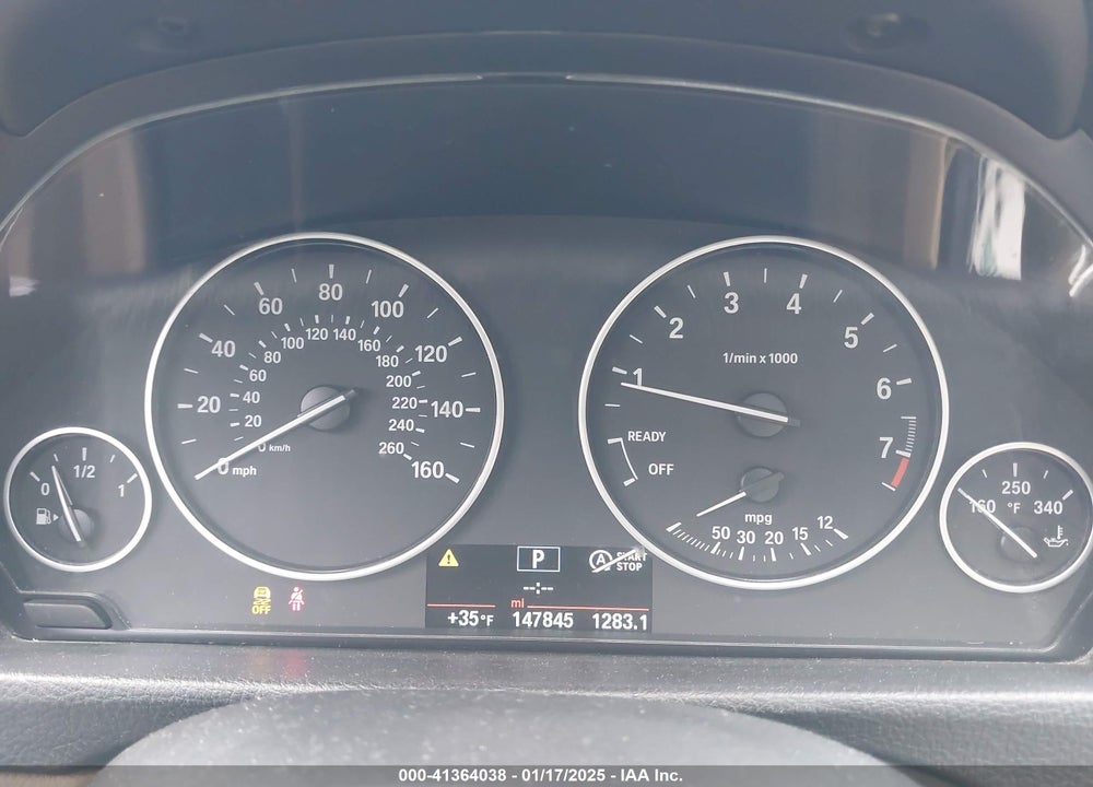 2015 BMW 3 SERIES VIN: WBA3X5C50FD560192