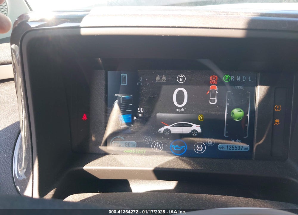 2012 CHEVROLET VOLT VIN: 1G1RD6E46CU106551