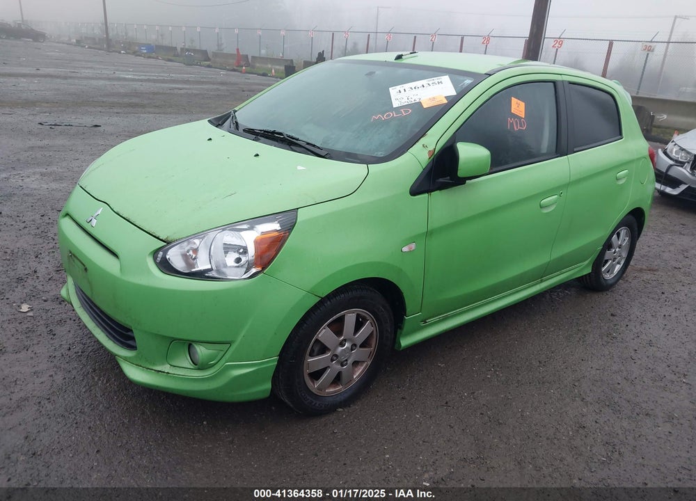 2014 MITSUBISHI MIRAGE VIN: ML32A4HJ6EH007864