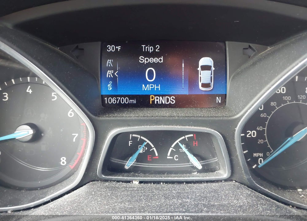 2017 FORD FOCUS SEL VIN: 1FADP3H22HL223368