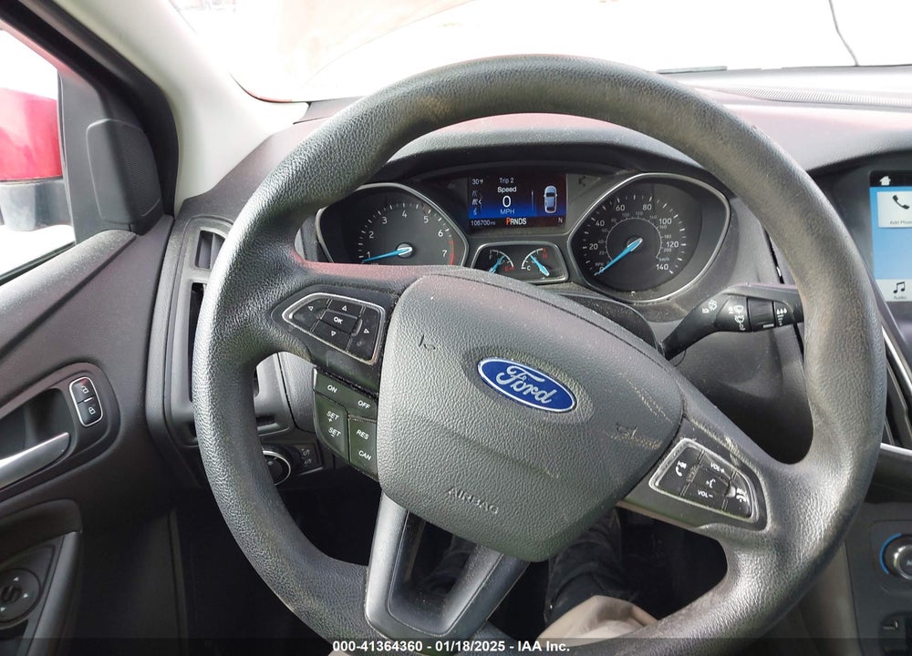 2017 FORD FOCUS SEL VIN: 1FADP3H22HL223368