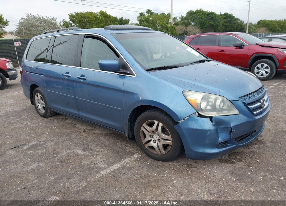 2007 HONDA ODYSSEY EX-L VIN: 5FNRL38757B065262