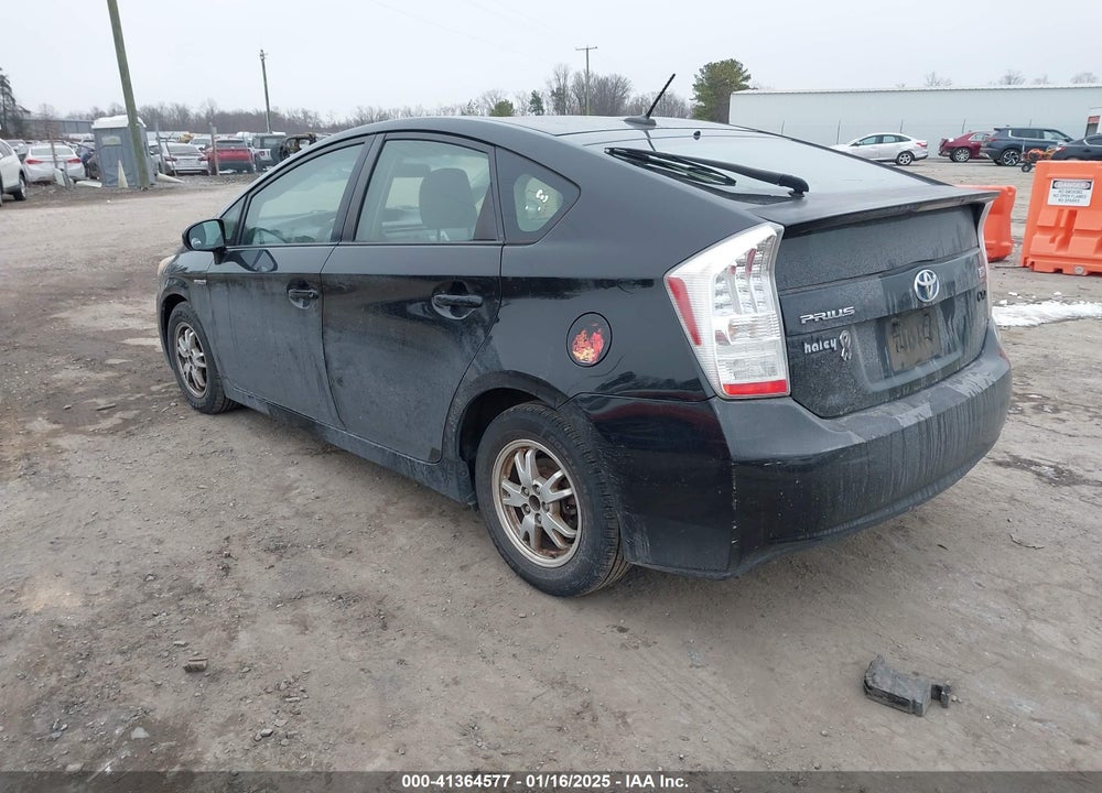 2011 TOYOTA PRIUS THREE VIN: JTDKN3DU4B0271316