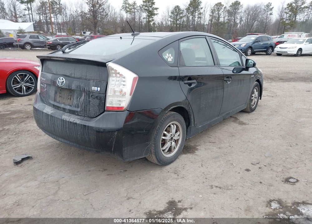 2011 TOYOTA PRIUS THREE VIN: JTDKN3DU4B0271316