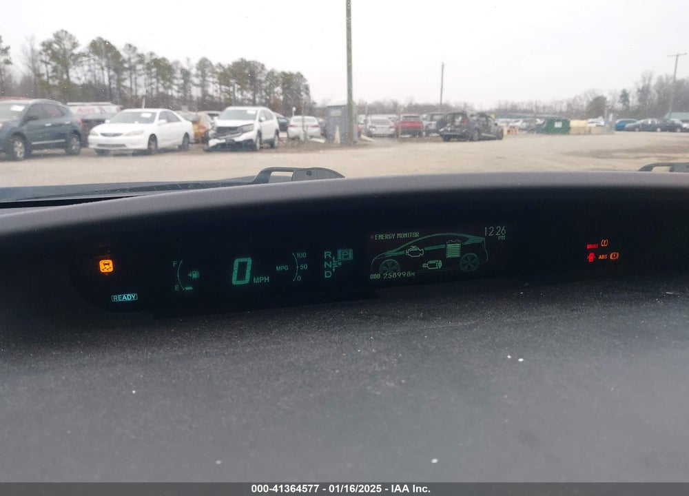 2011 TOYOTA PRIUS THREE VIN: JTDKN3DU4B0271316