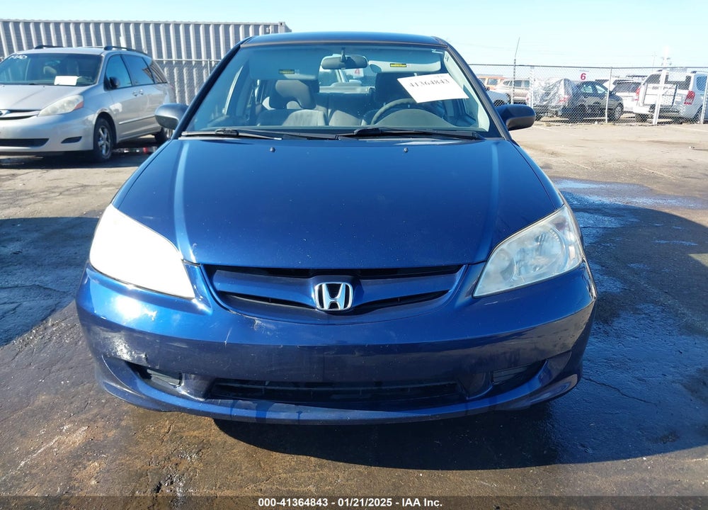 2004 HONDA CIVIC LX VIN: JHMES16594S001455