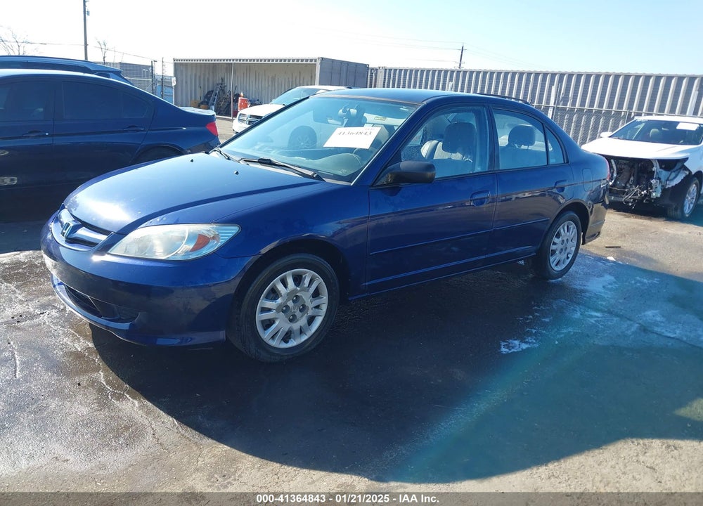 2004 HONDA CIVIC LX VIN: JHMES16594S001455