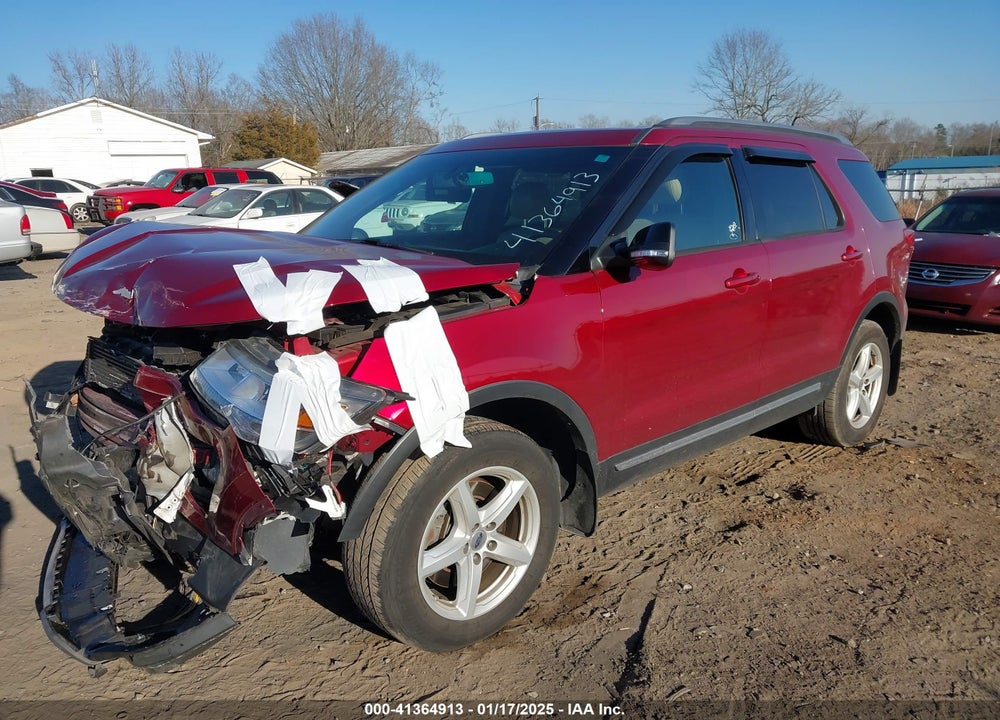 2017 FORD EXPLORER XLT VIN: 1FM5K8DH8HGA19814